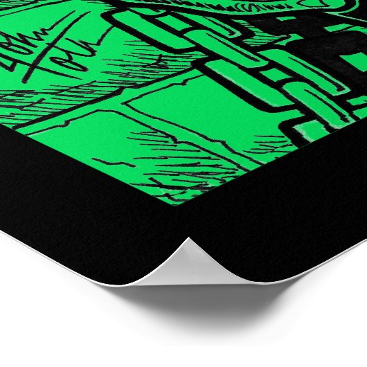 Pet Manster Poster (Ecke)