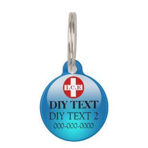 Pet medical condition DIY blue Haustiermarke