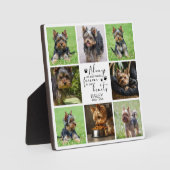 Pet Memoriabl Immer auf Minds Foto Fotoplatte (Vorderseite)