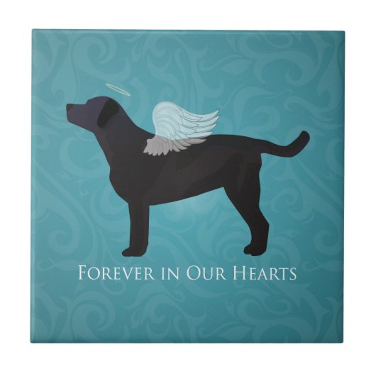 Pet-Memorial Beileid Pet Loss Design Fliese (Vorderseite)