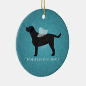 Pet-Memorial Beileid Pet Loss Design Keramikornament (Rechts)