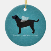 Pet-Memorial Beileid Pet Loss Design Keramikornament (Vorne)