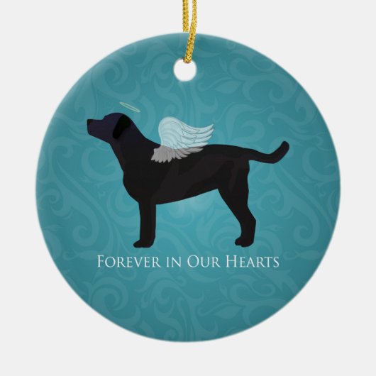 Pet-Memorial Beileid Pet Loss Design Keramikornament (Vorne)