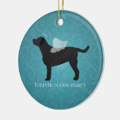 Pet-Memorial Beileid Pet Loss Design Keramikornament (Links)