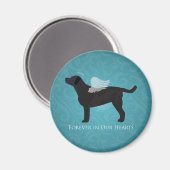 Pet-Memorial Beileid Pet Loss Design Magnet (Vorderseite/Rückseite)