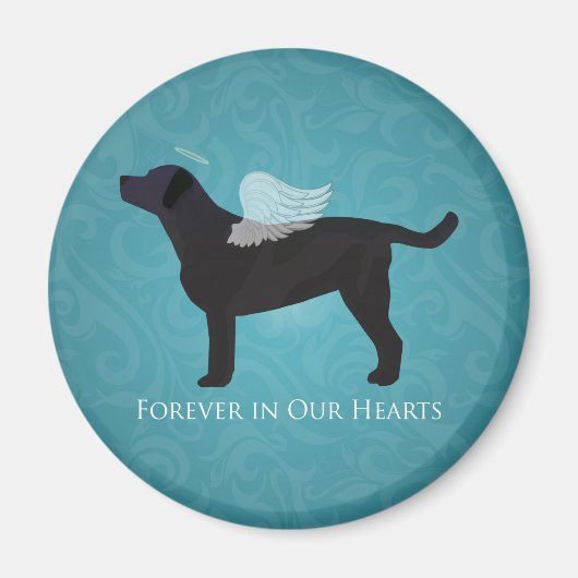 Pet-Memorial Beileid Pet Loss Design Magnet (Vorne)