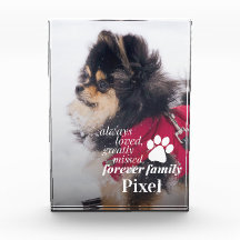 Pet Memorial Beileid Pet Loss Foto Block