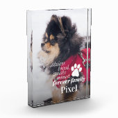 Pet Memorial Beileid Pet Loss Foto Block (Links)