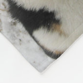 Pet Memorial Custom Dog Foto Collage Paw Print Fleecedecke (Ecke)