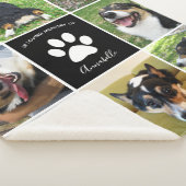 Pet Memorial Custom Dog Foto Collage Paw Print Sherpadecke (3/4)