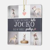 Pet Memorial Favorit Hallo Zitat Keepake Keramikornament (Links)