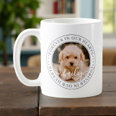 Pet Memorial Forever Hört Elegantes Chic Foto Kaffeetasse