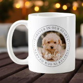 Pet Memorial Forever Hört Elegantes Chic Foto Kaffeetasse