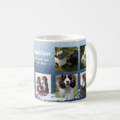 Pet Memorial FOTO COLLAGE Geschenk - TEXT hinzufüg Kaffeetasse (VorderseiteRechts)