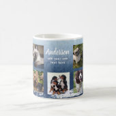 Pet Memorial FOTO COLLAGE Geschenk - TEXT hinzufüg Kaffeetasse (Mittel)