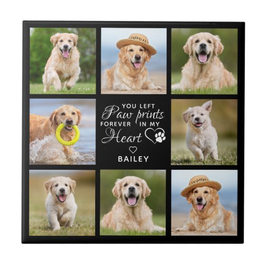 Pet Memorial Geschenk Personalisiert Pet Loss Keep Fliese (Vorderseite)