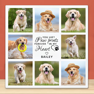 Pet Memorial Geschenk Pet Loss Keepake Foto Collag Fotoplatte