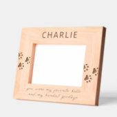 Pet Memorial Hardbye Geätzte Rahmen (Links)