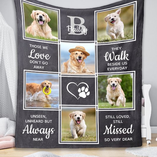 Pet Memorial Hund Keepake Beileid Quote Pet Loss  Fleecedecke