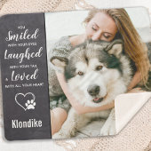 Pet Memorial Keepake Dog Foto Sherpadecke