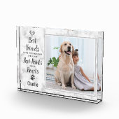 Pet Memorial Keepake Dog Fotoblock (Rechts)
