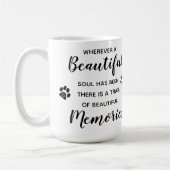 Pet Memorial Keepake Foto Kaffee Tasse (Links)