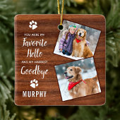 Pet Memorial Keepake Pet Loss Beileid Dog Foto Keramikornament
