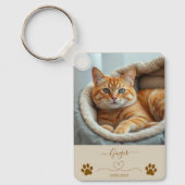 Pet Memorial Keepake Schlüsselanhänger (Vorderseite)