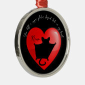 Pet-Memorial Keepake-Zucker-Gleiter Ornament Aus Metall (Rechts)