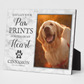 PET Memorial Marble Foto Frame Fotoplatte (Seite)