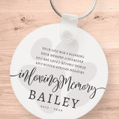 Pet Memorial Moderne Elegante einfache und schicke Schlüsselanhänger