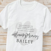 Pet Memorial Moderne Elegante einfache und schicke T-Shirt