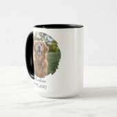 Pet Memorial Mug - Photo & Dates Tasse (Vorderseite Links)