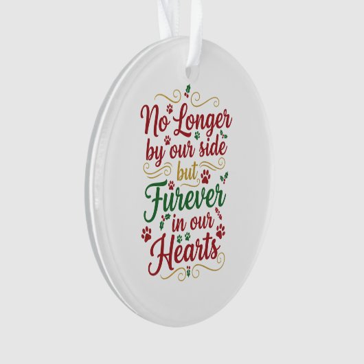 Pet Memorial Ornament (Vorderseite)