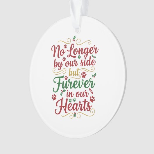 Pet Memorial Ornament (Vorderseite)