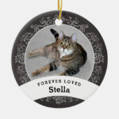 Pet Memorial Personalisierte Chalkboard Hinzufügen Keramik Ornament (Vorne)