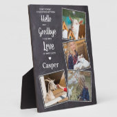 Pet Memorial Pet Loss Beileid Keepake 4 Foto Fotoplatte (Seite)