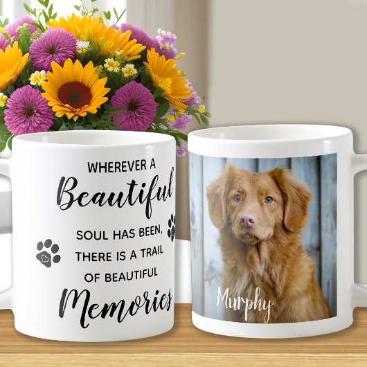 Pet Memorial Pet Loss Beileid Keepake Foto Kaffeetasse