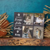 Pet Memorial Pet Loss Geschenk Katze Foto Collage Fotoplatte (Seite)