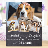 Pet Memorial Pet Loss Geschenk Personalisiert 4 Fo Fotoplatte