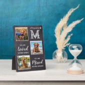 Pet Memorial Pet Loss Geschenk Personalisierte Hun Fotoplatte (Seite)