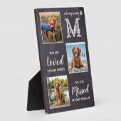 Pet Memorial Pet Loss Geschenk Personalisierte Hun Fotoplatte (Seite)