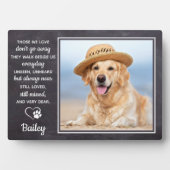 Pet Memorial Pet Loss Geschenk Personalisierter Hu Fotoplatte (Vorderseite)