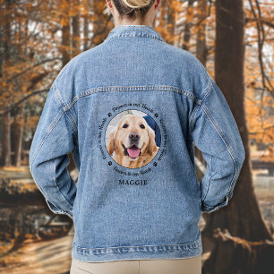 Pet Memorial Pet Loss Halten Sie die benutzerdefin Jeansjacke