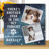 Pet Memorial Pet Loss Hund Foto Fotoplatte