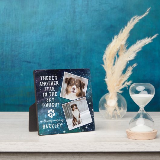 Pet Memorial Pet Loss Hund Foto Fotoplatte (InSitu)