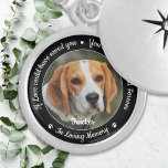 Pet Memorial Pet Loss Keepake Beileid Foto Medaillon<br><div class="desc">Ehre deinen besten Freund mit einem Foto Haustier-Gedenkschrank Schließfach Halskette . Diese einzigartige Gedenkstätte ist das ideale Geschenk für sich, Familie oder Freunde, um Ihre Liebsten zu ehren. Dieses Hundedenkmal-Schloss zeichnet sich durch ein einfaches Schwarz-Weiß-Design mit dekorativem Schriftsatz aus. Zitat: "Wenn die Liebe Sie gerettet hätte, hätten Sie für immer...</div>
