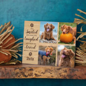 Pet Memorial Pet Loss Keepake Foto Collage Fotoplatte (Seite)