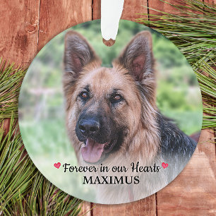 Pet Memorial Pet Loss Personalisiert Hund Foto Ornament