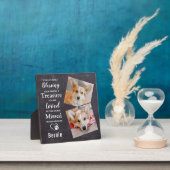 Pet Memorial Pet Loss Personalisiertes Foto Fotoplatte (InSitu)